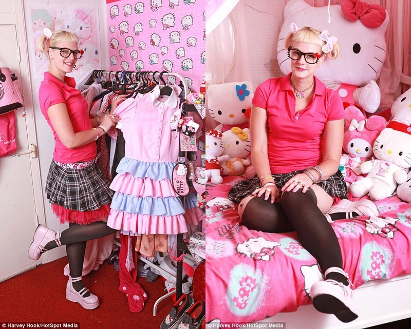 Gap co nang me Hello Kitty dien cuong-Hinh-6